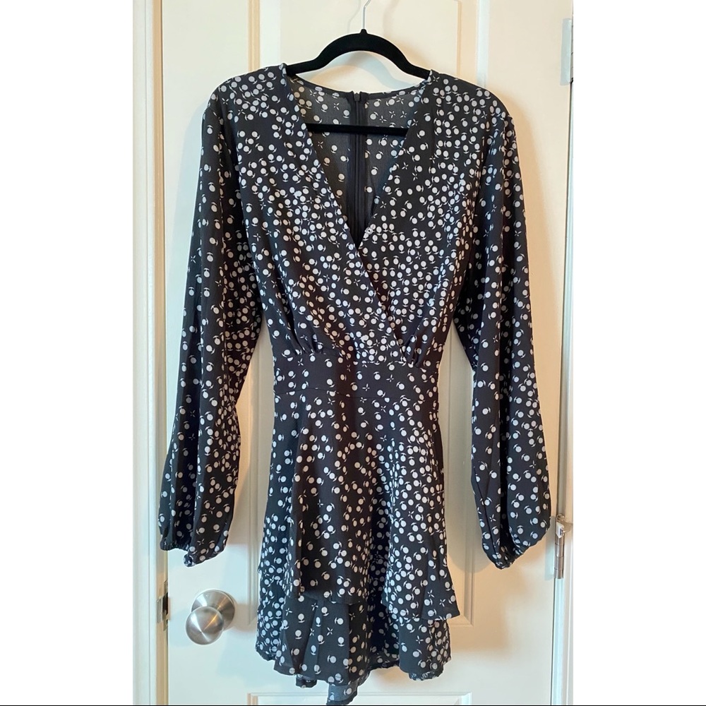 V neck romper